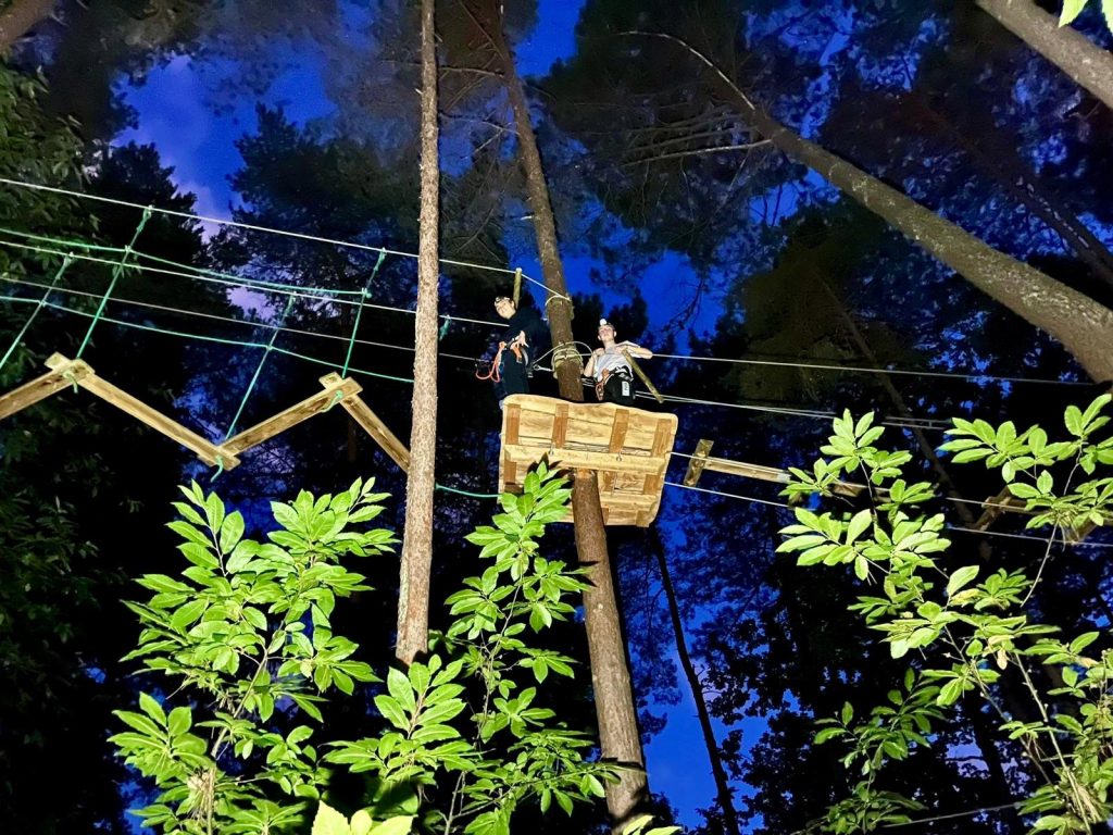 Accrobranche nocturne en Essonne près de Paris