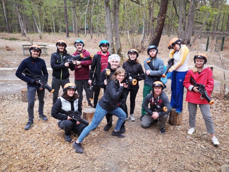 équipe de laser game Aventure Floreval