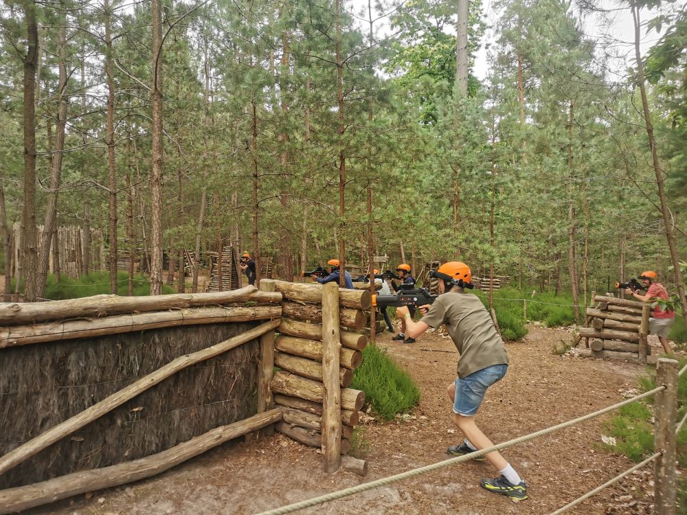 partie lasergame outdoor