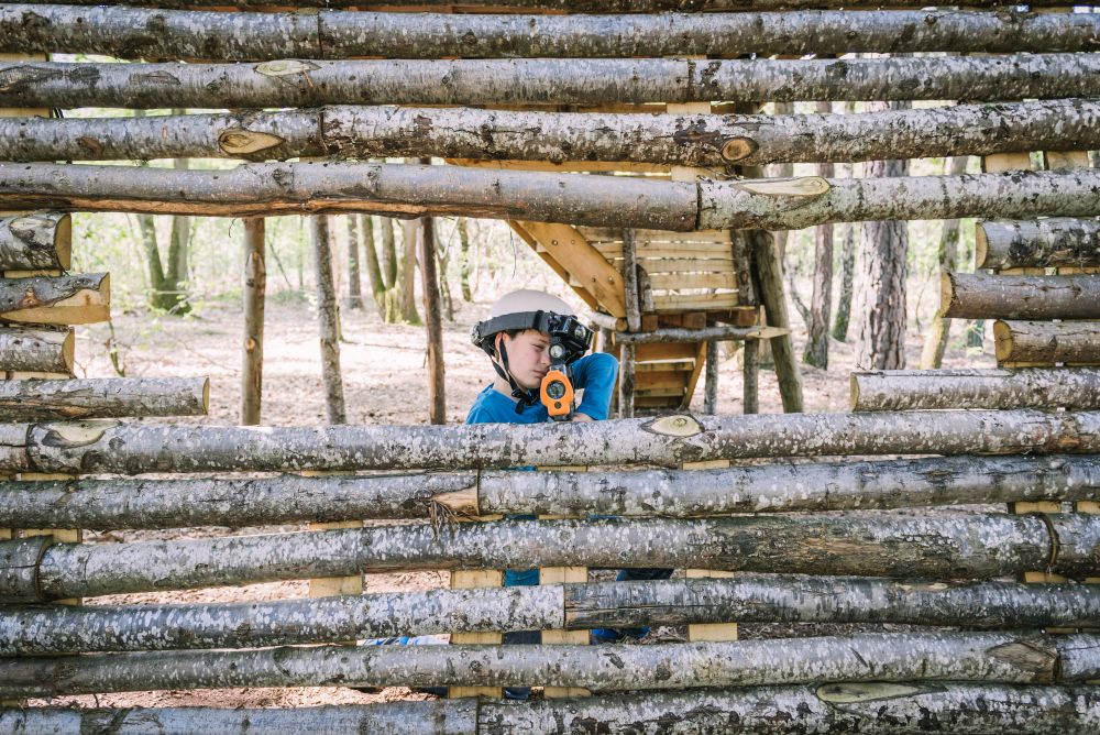 Lasergame Outdoor en famille