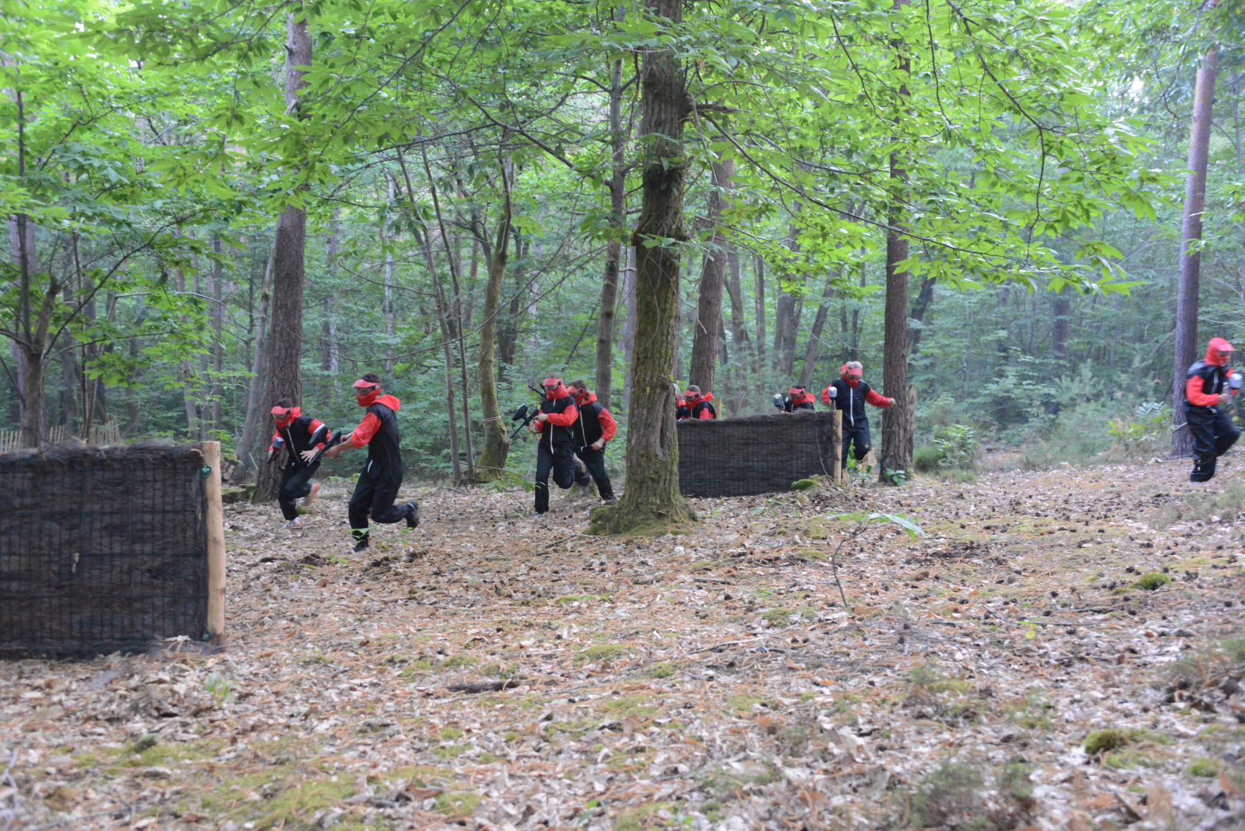 Partie de paintball au parc Aventure Floreval